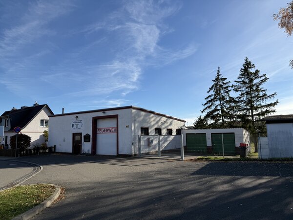 Bild vergr&ouml;&szlig;ern: Vorübergehendes Gebäude Freiwillige Feuerwehr Stedten