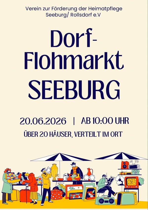 Bild vergr&ouml;&szlig;ern: Dorfflohmarkt Seeburg