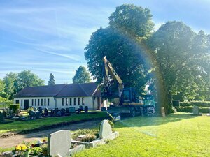 Bild vergr&ouml;&szlig;ern: Friedhof Röblingen Zuwegung