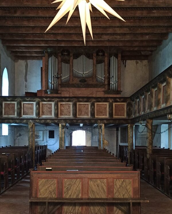 Orgel in der St. Andreas und Stephani Kirche in Wansleben am See