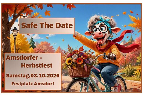 Bild vergr&ouml;&szlig;ern: Safe The Date - Herbstfest in Amsdorf