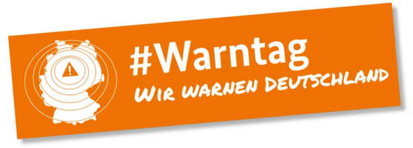 Bild vergr&ouml;&szlig;ern: Schriftzug Warntag